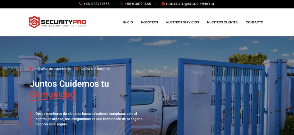 Pagina Web De Servicos Comunitarias